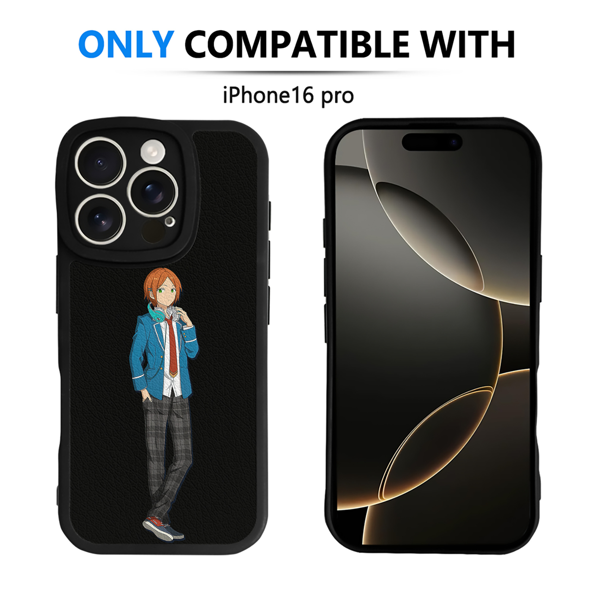 （画像用） あんさんぶるスターズ! Ensemble Stars 【iPhone 16シリーズ対応】シリコンスマホケース（レザー調） 材質：シリコン